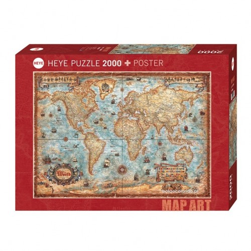 THE  WORLD - PUZZLE + POSTER