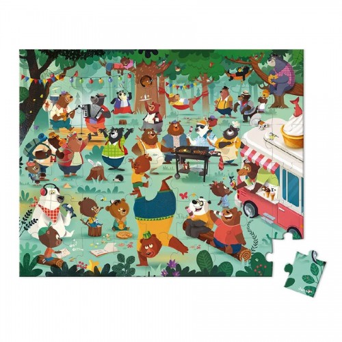 PUZZLE + POSTER - FESTA NA FLORESTA