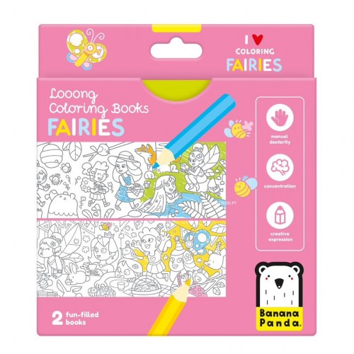 LOOONG COLORING BOOKS - FAIRIES