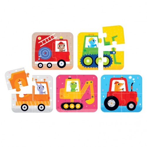 ON THE GO VEHICLES - PUZZLE