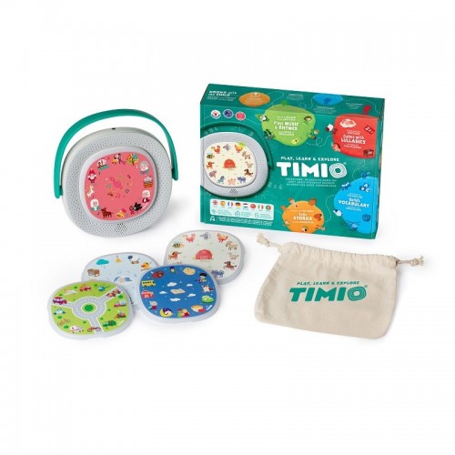 TIMIO - KIT INICIAL COM LEITOR E 5 DISCOS