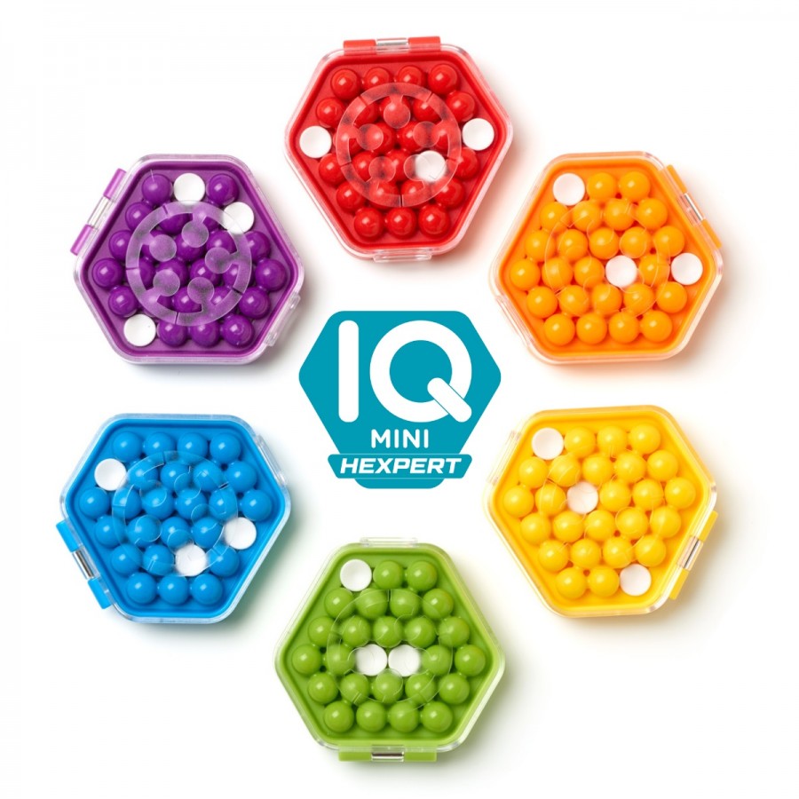 IQ MINI HEXPERT - jogo de lógica - Botão Colorido