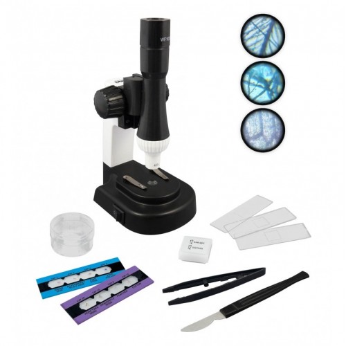 Microscópio 400X com 15 experiências