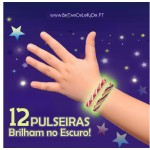 PULSEIRAS DA AMIZADE BRILHAM NO ESCURO - GLOW FRIENDSHIP BRACELETS