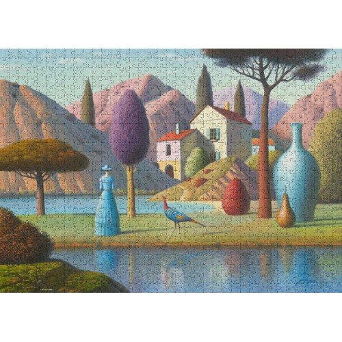 TIMELESS LADY IN BLUE - PUZZLE