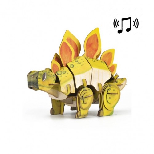 BUILD N' SOUND 3D PUZZLE - STEGOSAURUS