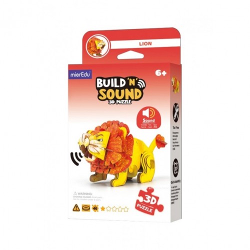 BUILD N' SOUND 3D PUZZLE - LEÃO