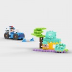 MINI WAFFLE CITY- POLICE CAR  80PÇS