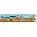 PUZZLE + POSTER - PANORÂMICO DE DINOSSAUROS