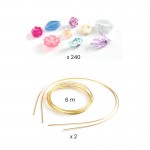 CONJUNTO PARA CRIAR TIARAS - AZUL
