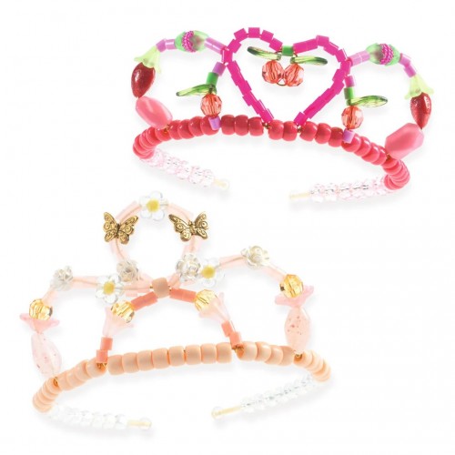 CONJUNTO PARA CRIAR TIARAS - ROSA