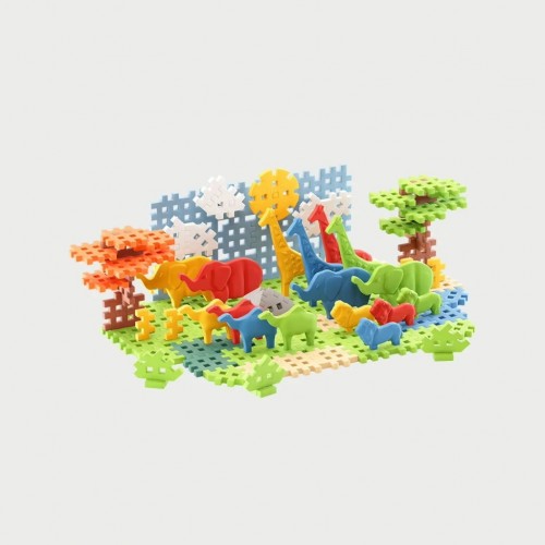 ANIMAIS DA SAVANA - 100 PÇS
