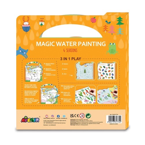 4 ESTAÇÕES - LIVRO COLORIR COM ÁGUA E ACTIVIDADES