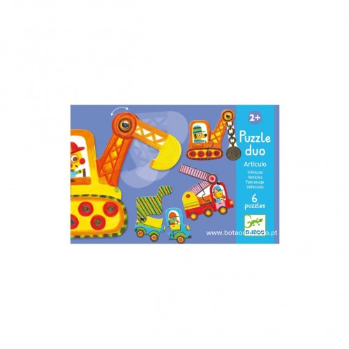 VEÍCULOS ARTICULADOS- Puzzle duo
