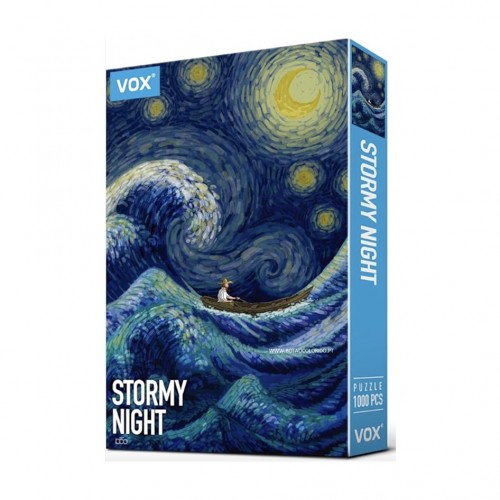 STORMY NIGHT - PUZZLE INSPIRED BY VAN GOHG