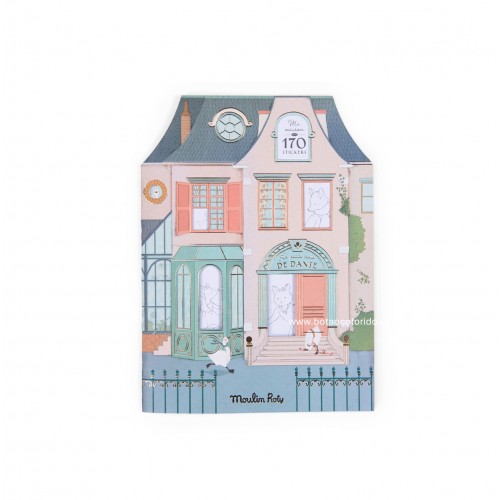 ESCOLA DE DANÇA - CADERNO DE COLORIR COM AUTOCOLANTES