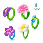 FLOWER RINGS - CONJUNTO MASSA DE MOLDAR