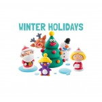 ÁRVORE DE NATAL - CONJUNTO MASSA DE MOLDAR