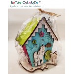 Mealheiro - Unicórnio azul/rosa