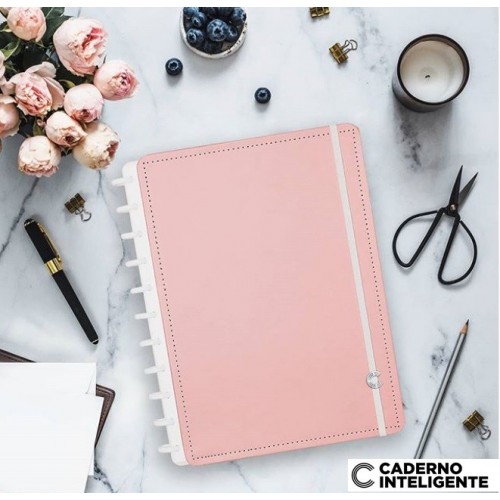 Caderno Inteligente G | Rosa Pastel
